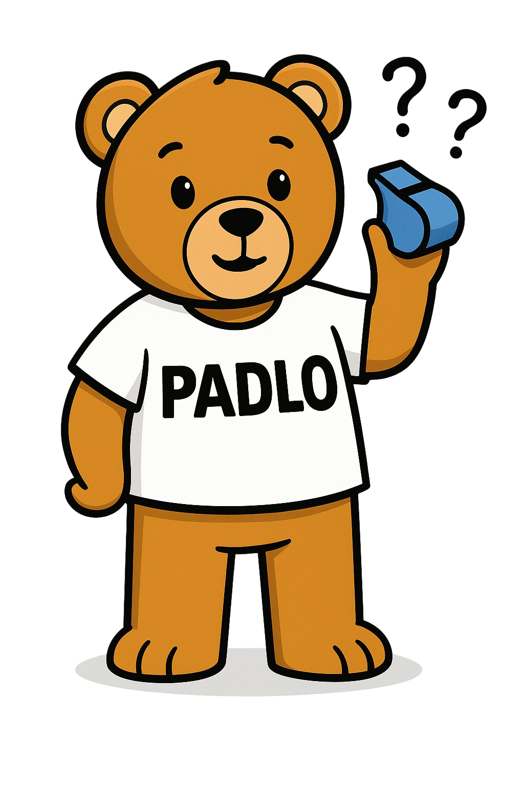 Padlo.co the Bear, our company mascot
